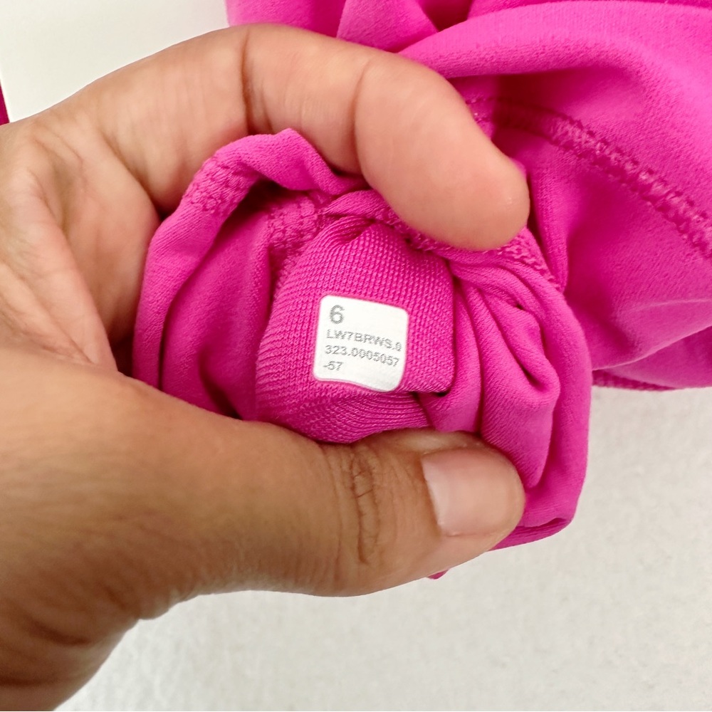 NWT Lululemon Align High Rise Short 6” Sonic Pink Size 6 - Picture 5 of 6